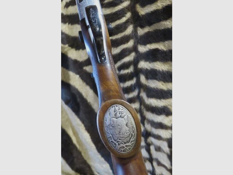Doppelbüchse LUGER Kal. 9,3x74R Läufe 60cm – Zielfernrohr MEOPTA 1-4x22RDi, Bild 15 von 15