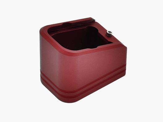 UTG PRO +5 Base Pad, Glock 17/34, Matte Red Aluminum