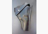 HKDesign Holster Art. Nr. 002: Holster semplice con cinturino di sicurezza - per HW 38 e altri, vedere foto - per destrimani