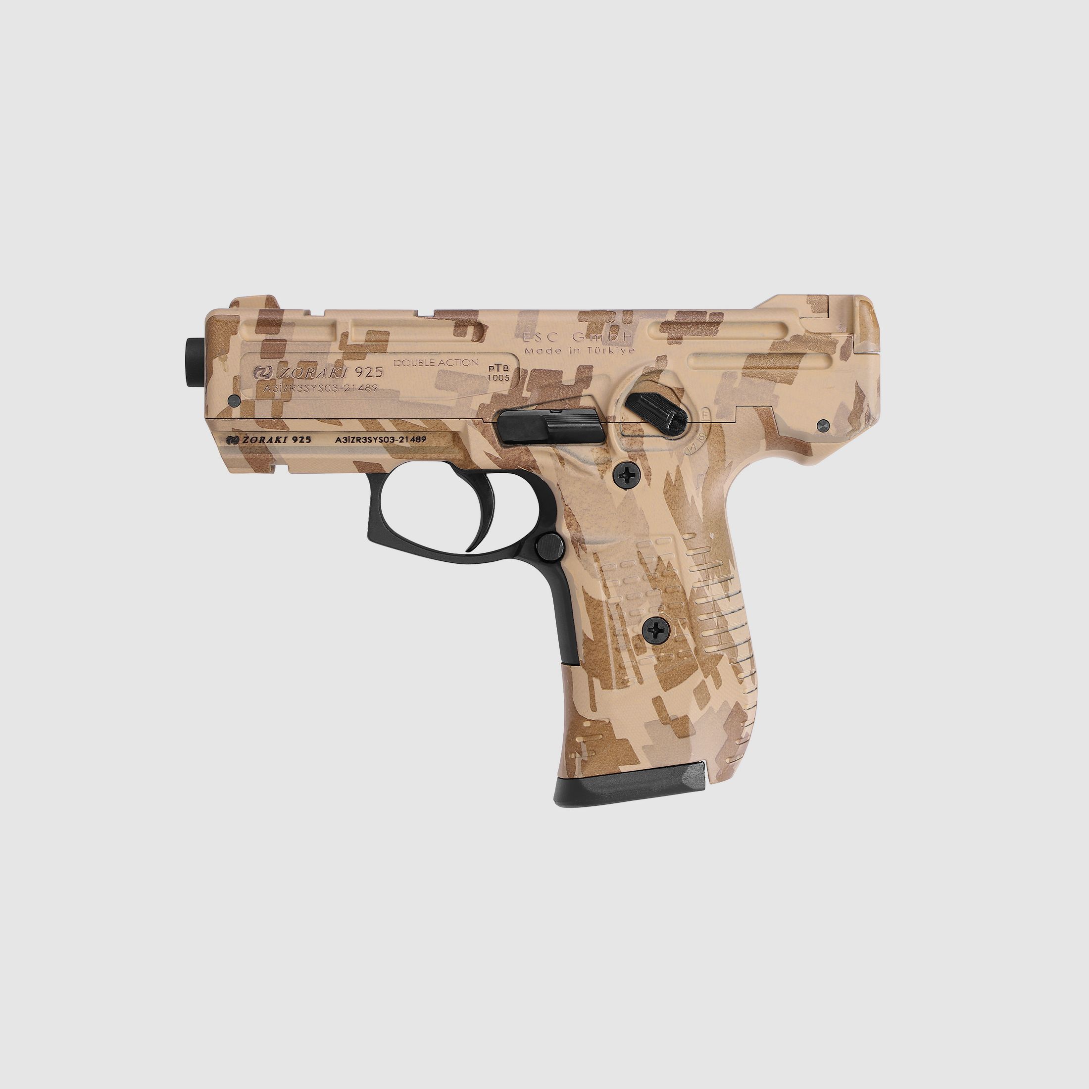 Zoraki 925 Camo 9mm P.A.K. - Señal de gas