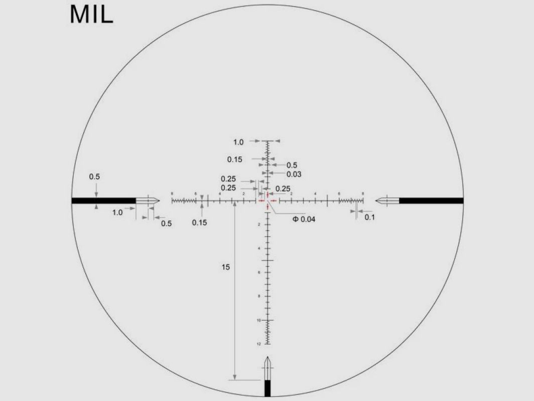 Arken Optics EPL-4 4-16×44 FFP VHR MIL Cannocchiale, immagine 4 di 7