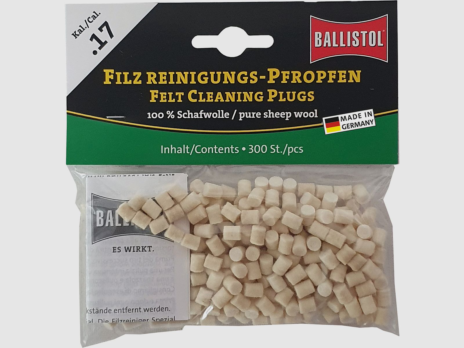 Tappo di pulizia in feltro Ballistol classico