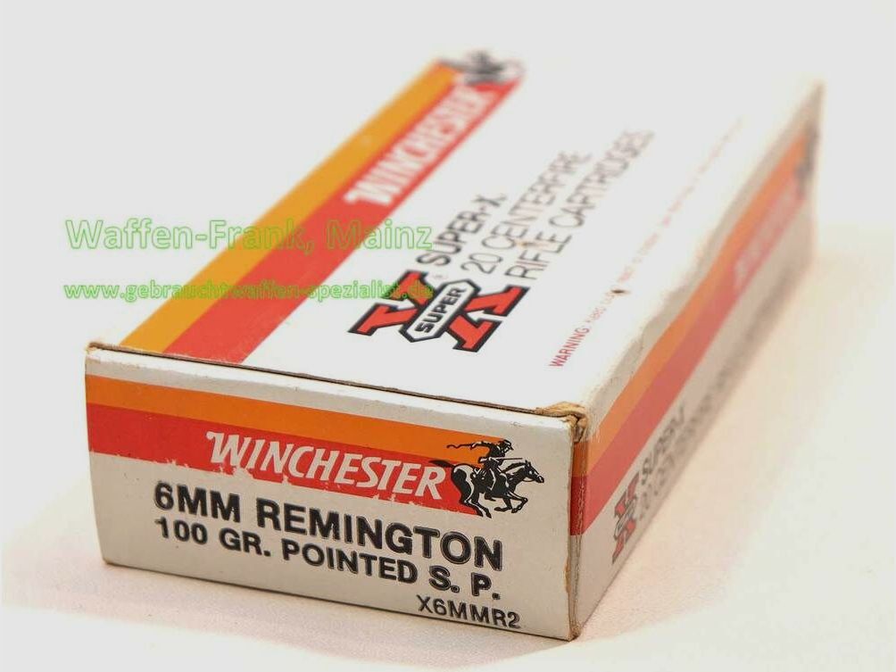 Winchester - USA Rifle Cartridges 6mm Rem