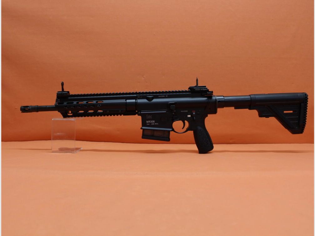 Heckler&Koch Ha.Büchse .308Win Heckler&Koch/H&K MR308 A3 13" Lauf Schwarz HKey, Gas-Piston-System HK417/G28
