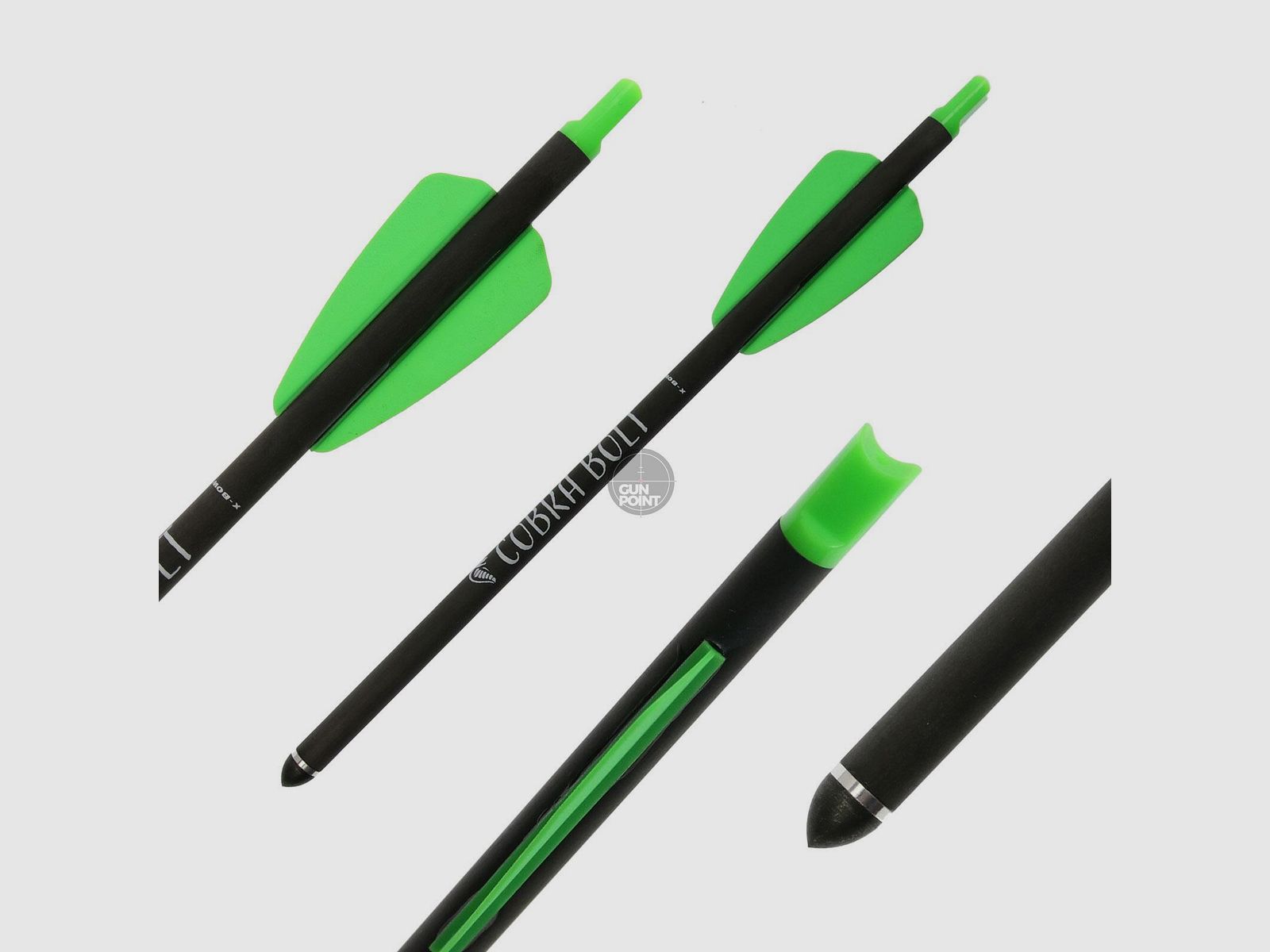 [Vorteilspack] Carbonbolzen | X-BOW FMA Bolzen fr Cobra System, Cobra R9 + R10 & Adder | 7,5 Zoll | High Range - 50 Stck