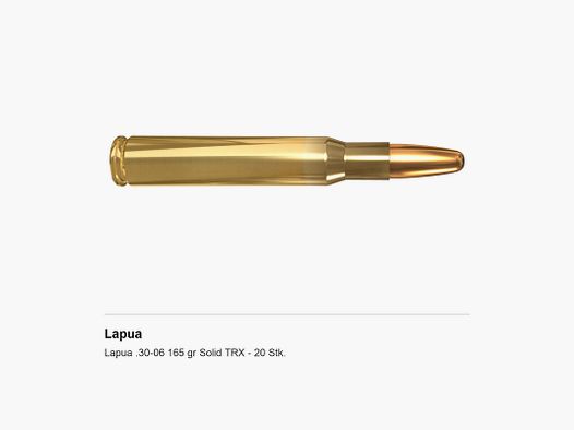 Lapua .30-06 165 gr Solid TRX – 20 Stk.