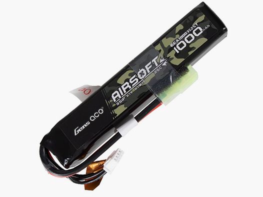 Gens Ace 111V 1000mAh 25C LiPo Stick Type