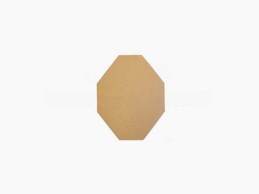 Cardboard IPSC MINI Target TAN-WHITE - 100 pcs.-Pack