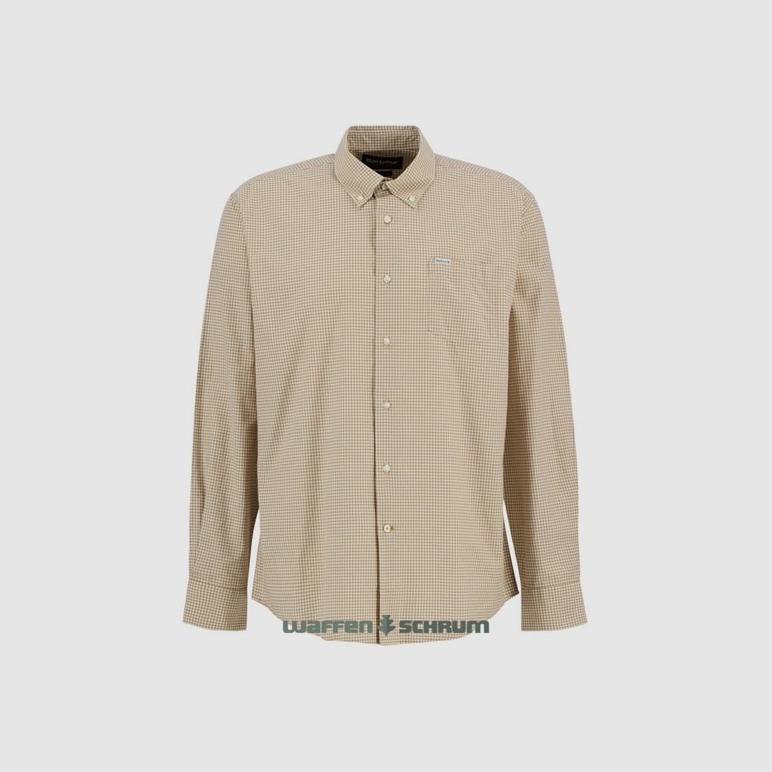 Barbour Camisa Finwell Gingham Regular Stone