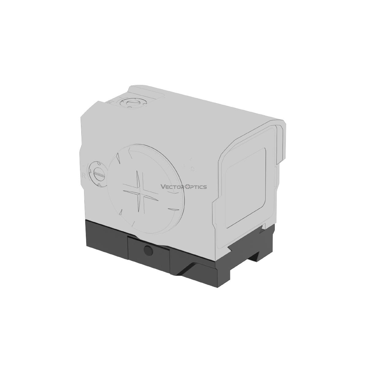Montage Vector Rotpunkt SCRD-63 – Schwalbenschwanz – niedrig – 46 mm, Bild 6 von 10