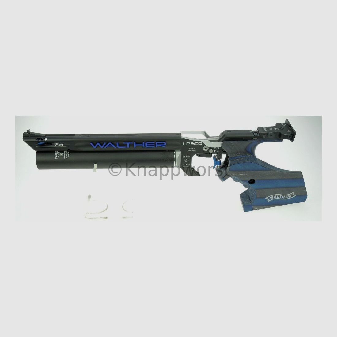 Walther LP500 Expert Blue Angel rechts maat M