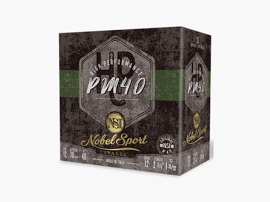 Nobel PM 40 HP patronen kal. 12/70 40 g lood 3