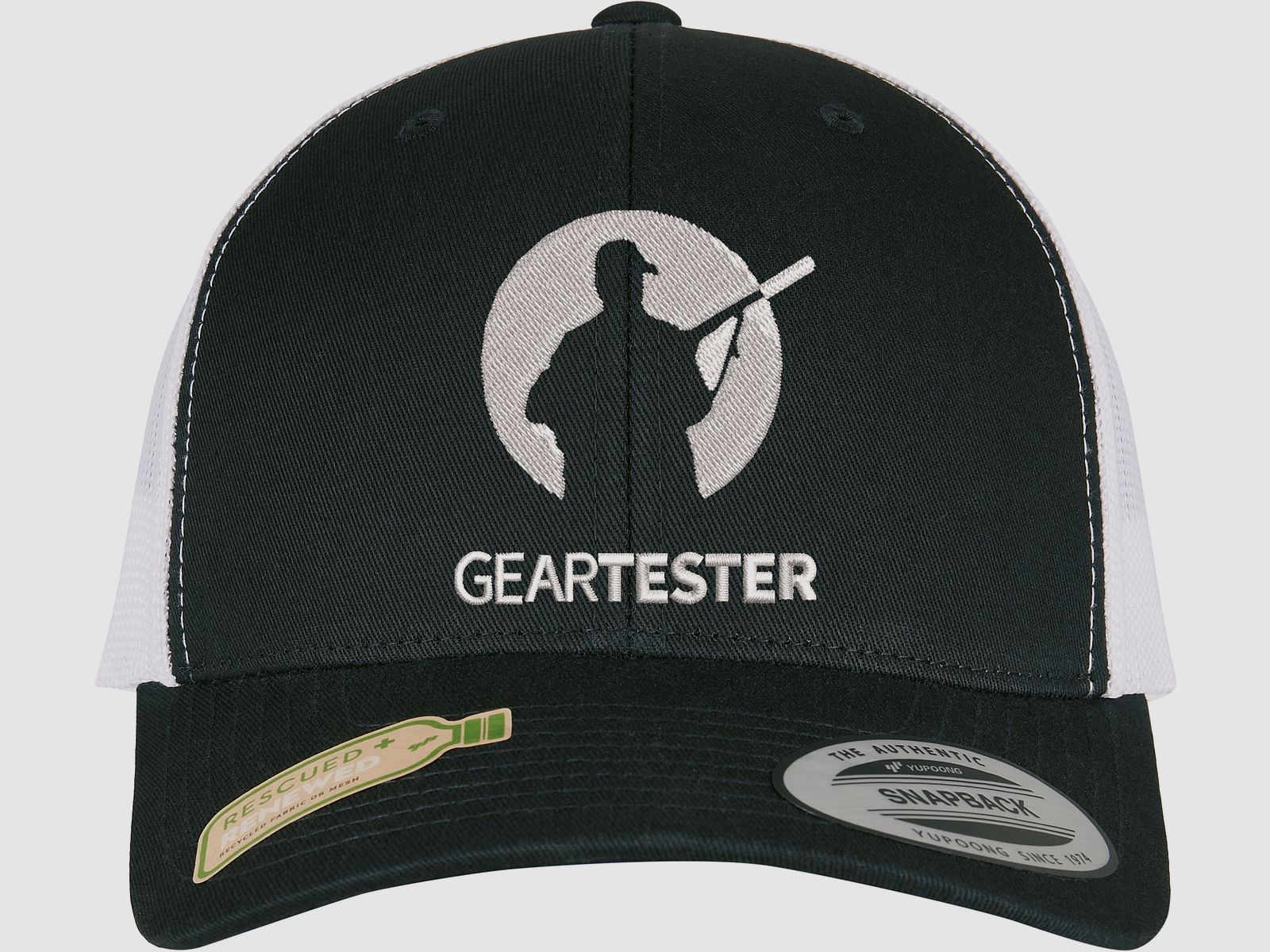 Geartester zweifarbige Retro-Trucker-Kappe