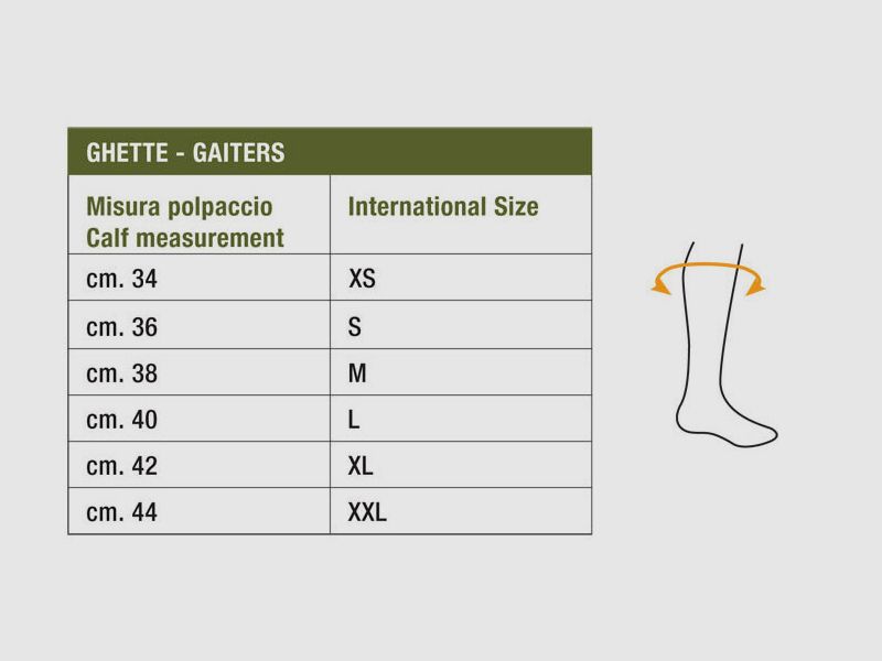 Riserva Gamaschen mit Loden