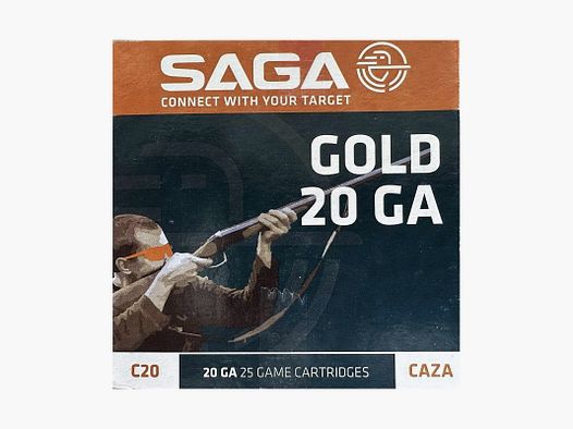 Amunicja śrutowa SAGA 20/70 GOLD 20 GA (2) 28g