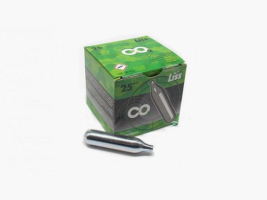 LISS Bombolette co2 12g confezione 25pz
