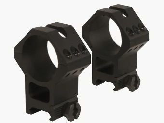 Weaver Tactical 6-Hole Picatinny Anneaux noir mat 34mm extra haut