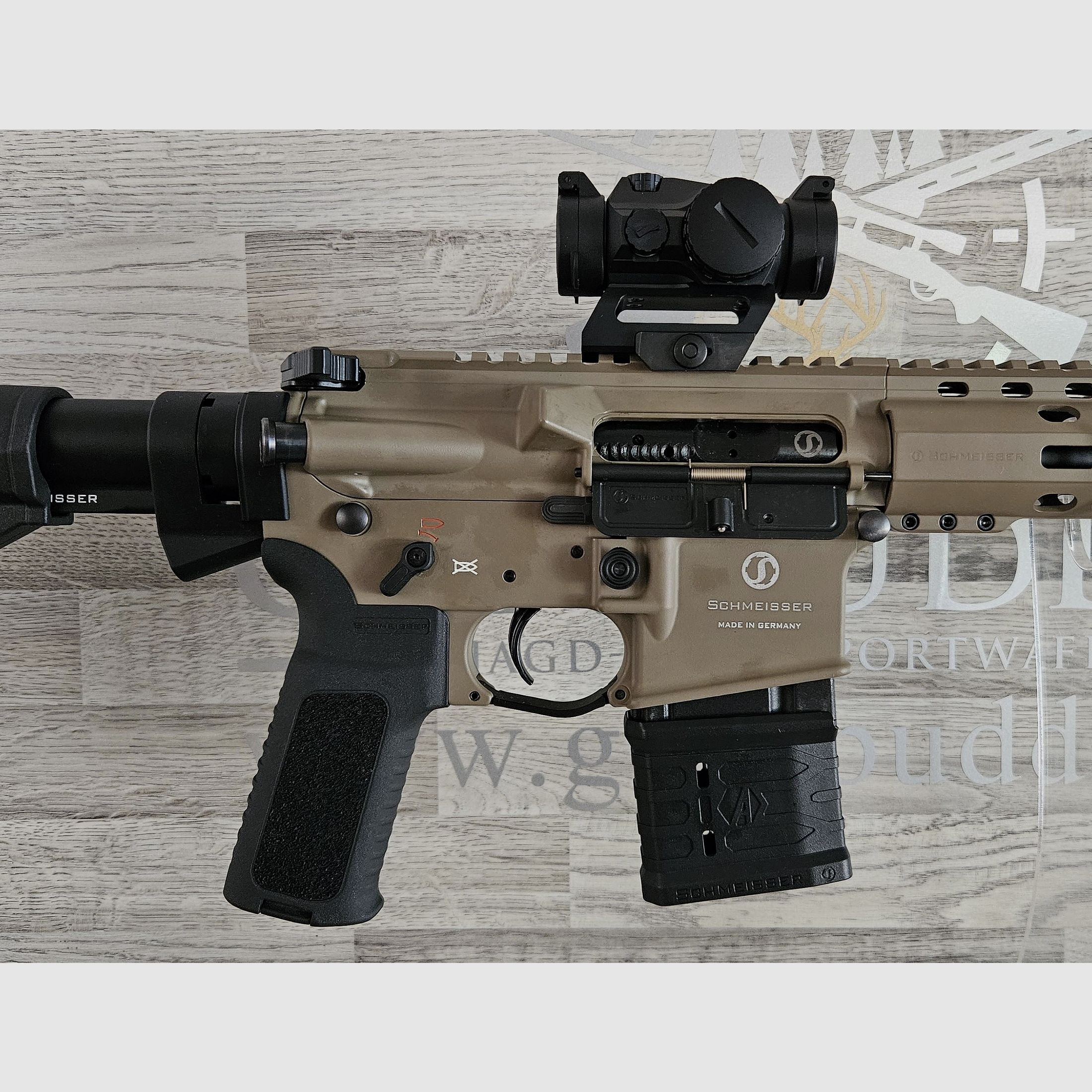Schmeisser AR-15 M4FL FDE 14.5" cal. .223Rem. - Complete set - New merchandise from specialist trade