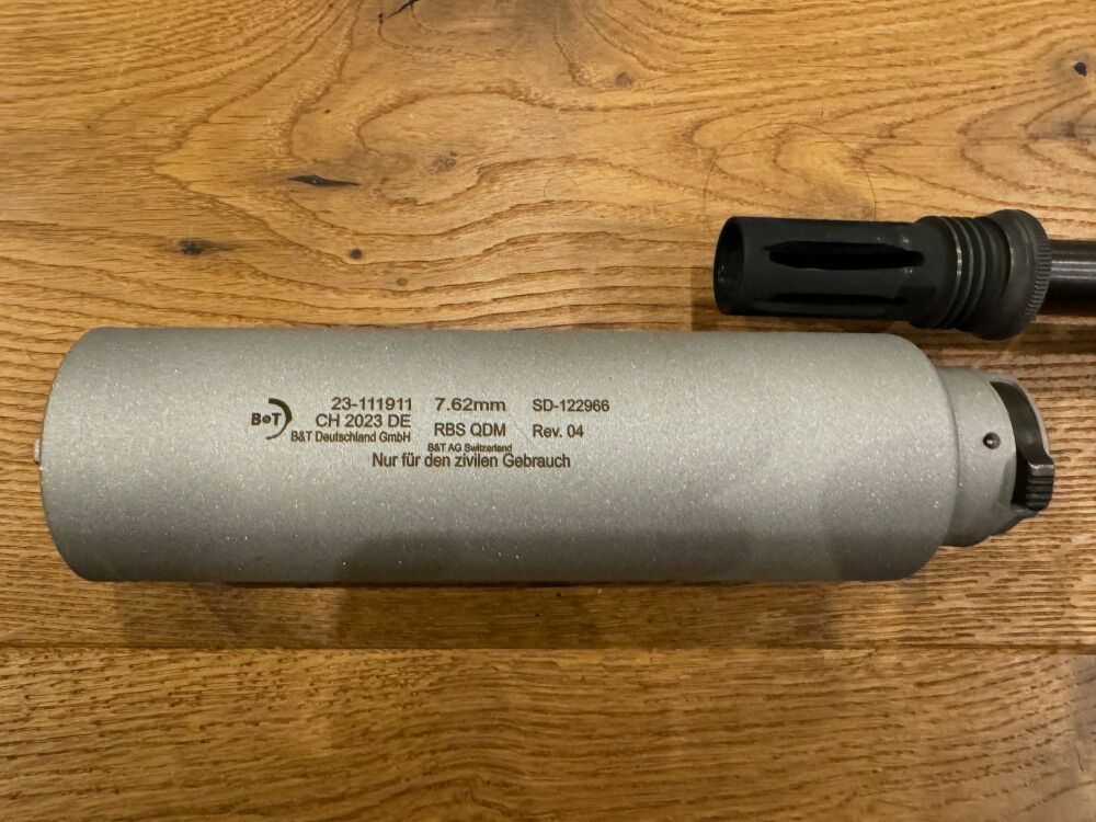 Brügger & Thomet B&T silenciador RBS QDM con interfaz M.A.R.S.