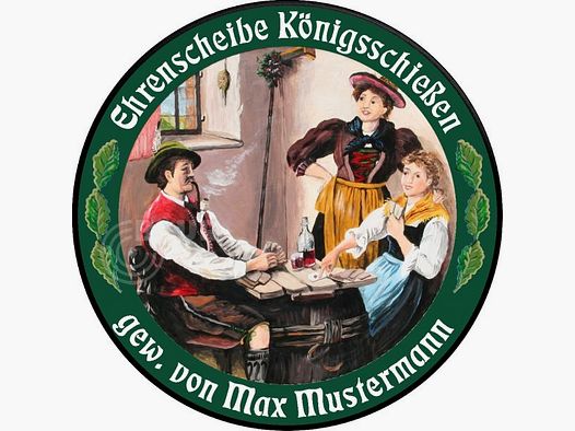 Schützenscheibe ECO-LINE Motiv 028