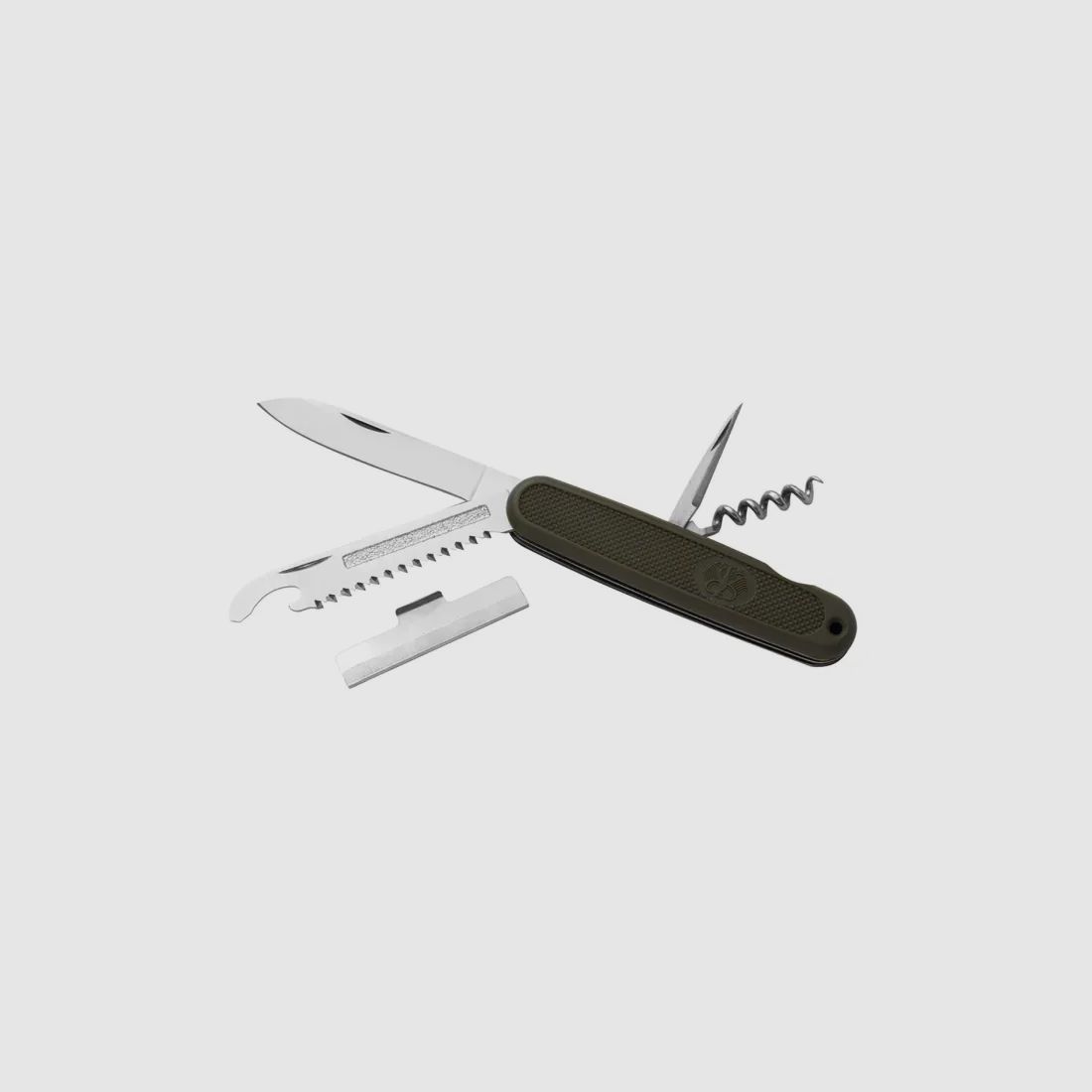 Bundeswehr Taschenmesser mit Hülle - Nachbau - Oliv
