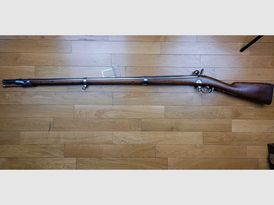 Sehr seltener Infanteriegewehr Modell 1857 – nicht umgebaut Tabatière – Kaiserliche Manufaktur Mutzig – schöne Stempel – TBE+, Bild 18 von 28