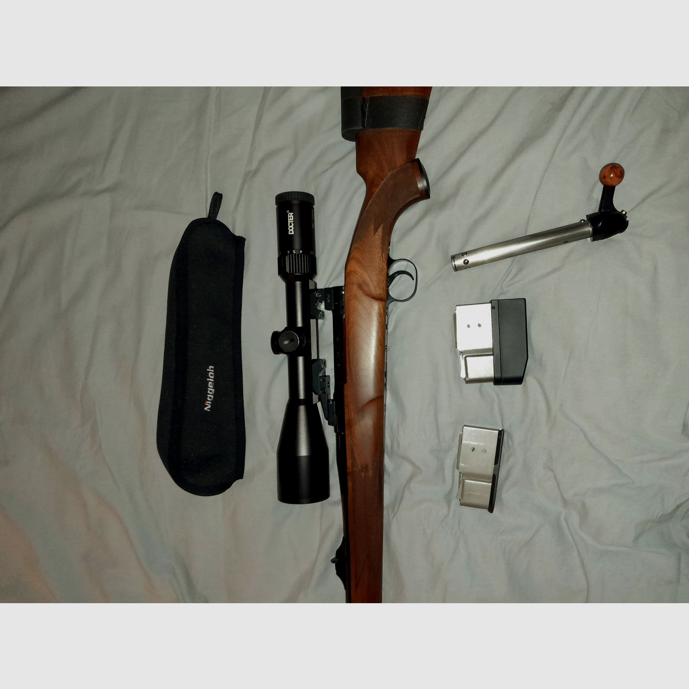 Heym SR 30, 6.5x55, Noblex scope 2.5-15x56, barrel thread M14x1