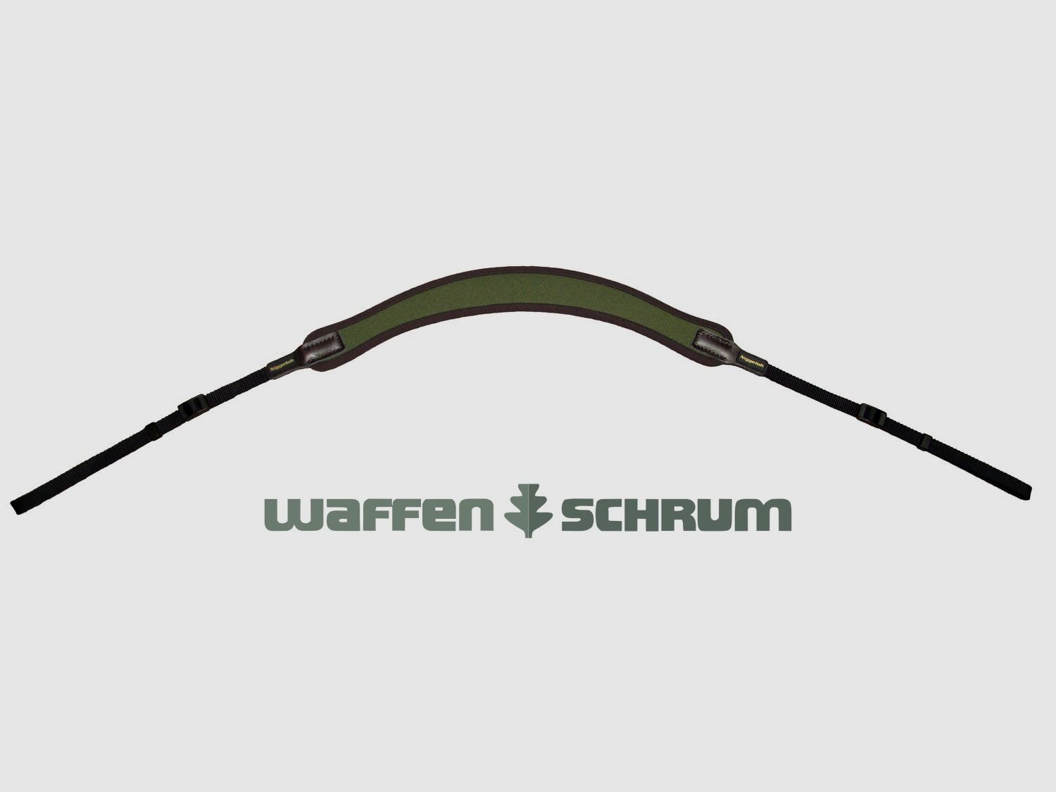 Niggeloh Fernglasriemen Neopren - oliv/grün Outline Kontur