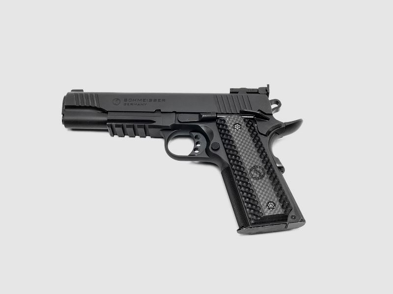 Schmeisser 1911 Hugo verst. Visier .45Auto Pistole