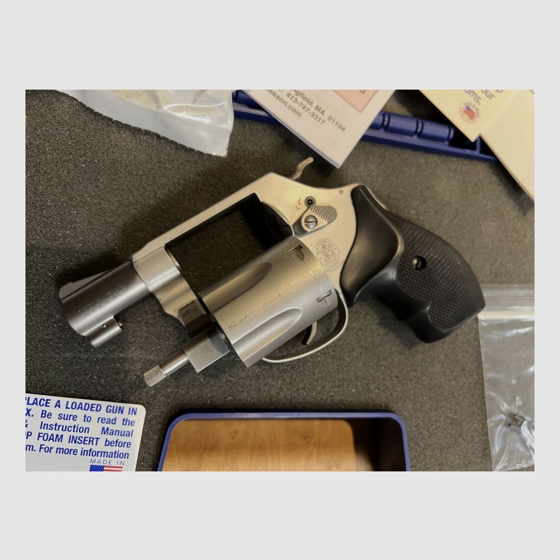 Smith and Wesson S&W 637-2 Airweight .38 Special +P Revolver