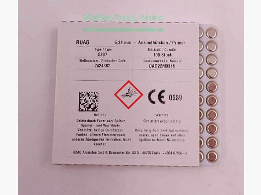 RWS (WZd.Fa.Rottweil) Grande Pistola #5337 100 pezzi