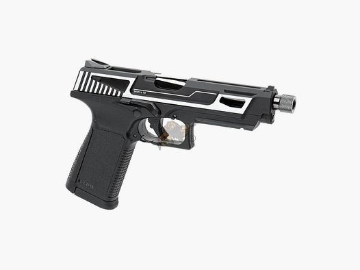 GTP9 MS CNC-Metallschlitten Gas Blow Back Schwarz/Silber Airsoft Frei ab 18 – GBB – F | G&G