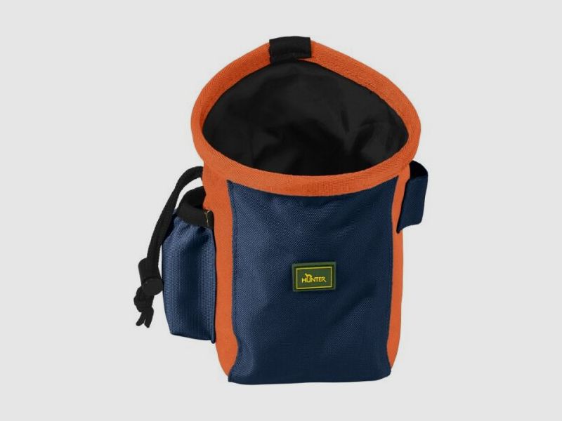 Hunter G?rteltasche Bugrino Standard Grau-Blau/Orange M 10 x 10 x 10 cm