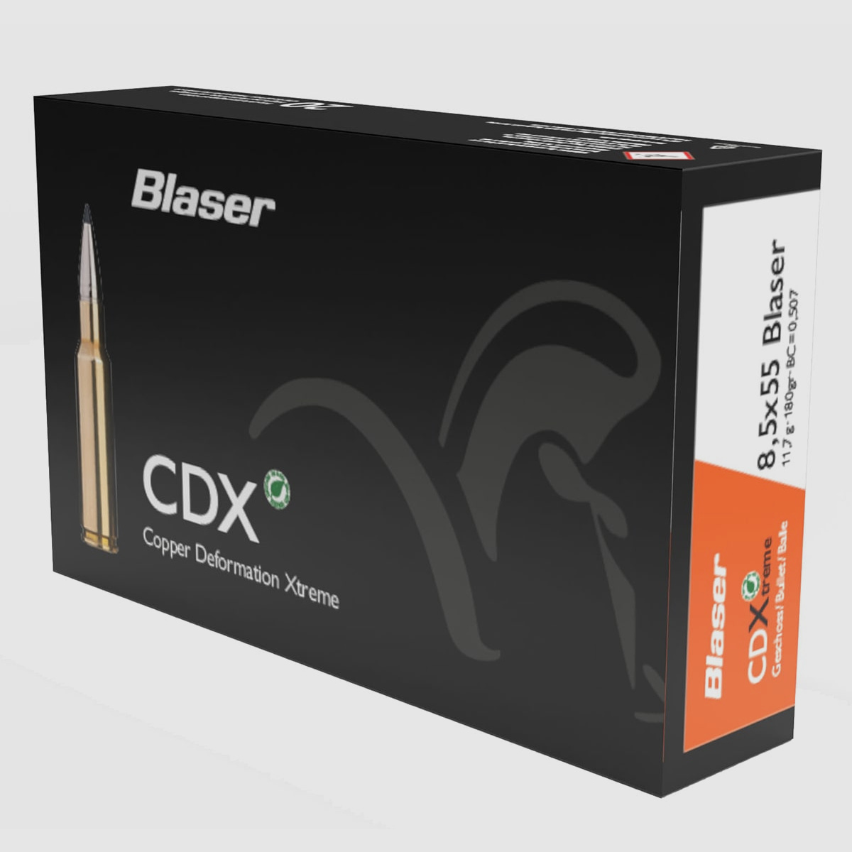 Blaser 8,5×55 Blaser CDX 11,7g 180gr sin plomo