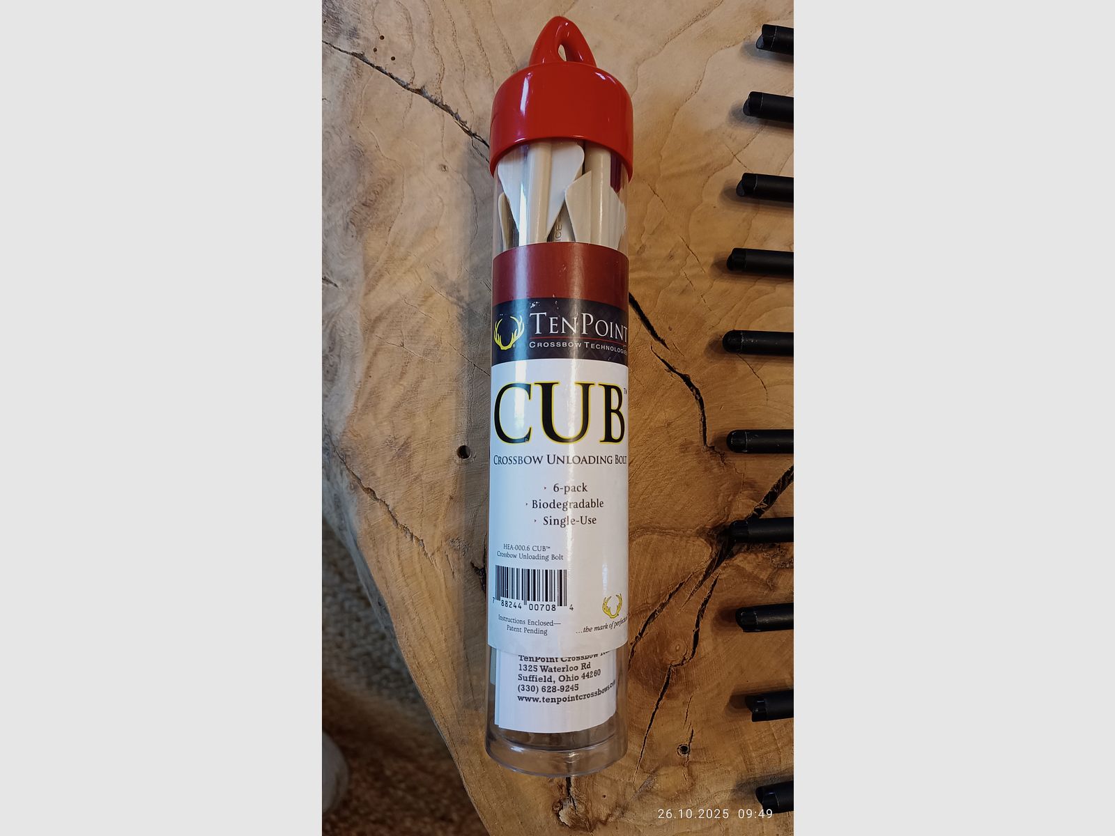 Tenpoint CUB perno de descarga para ballesta