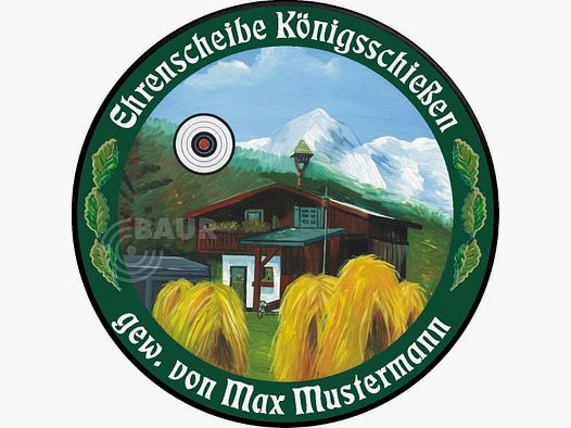 Schützenscheibe ECO-LINE Motiv 012