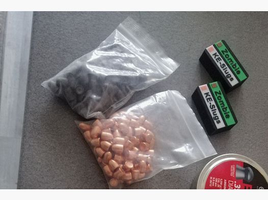 Gran conjunto de proyectiles diabolo de 9 mm .356, HP Max