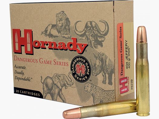 Hornady Dangerous Game .404 Jeffery DGS 400 grs Büchsenpatronen