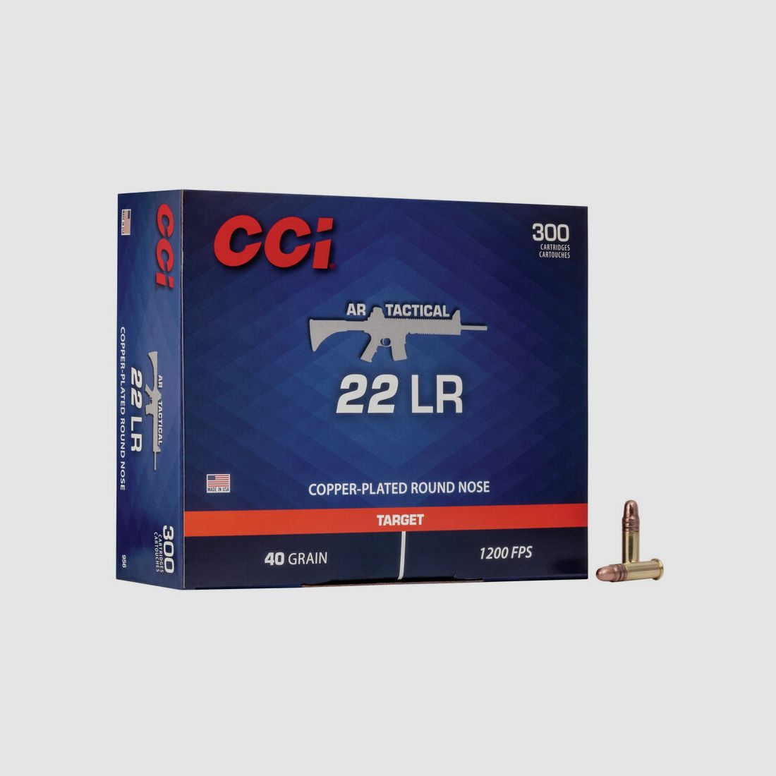 CCI Tactical 22 CPRN 40grs - 300Stk