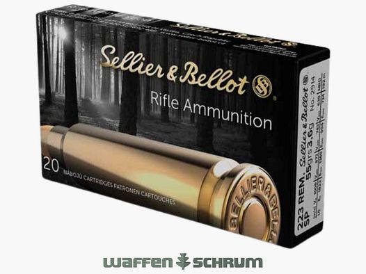 Sellier & Bellot Teilmantel 3,6g - 55gr. .223Rem