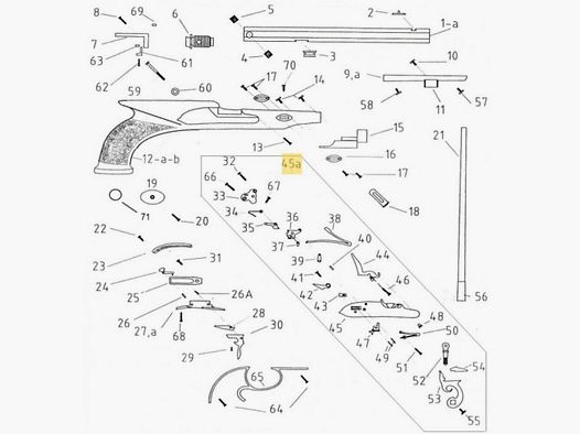 Platine für Schwarzpulverwaffen Pedersoli Platine Tryon Creedmore
