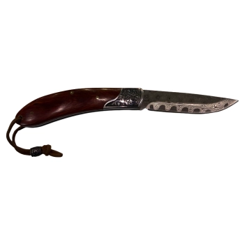 Klapp-Taschenmesser aus Damaststahl VG10
