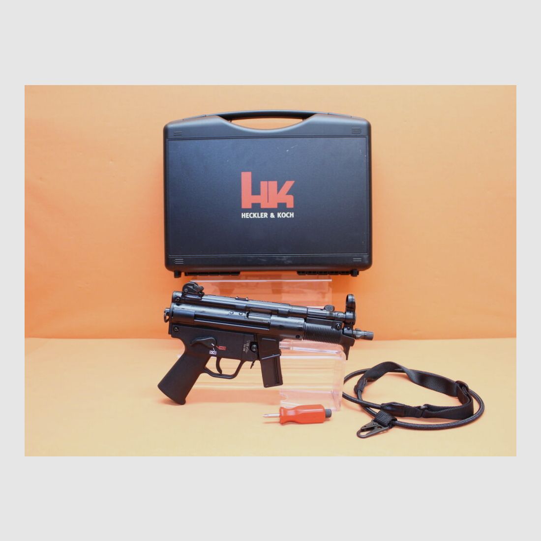 Heckler & Koch Pistola 9mm Luger Heckler & Koch/H&K SP5K-PDW Sistema H&K HK94/MP5K, canna da 150mm con filettatura/3-lug, immagine 2 di 8