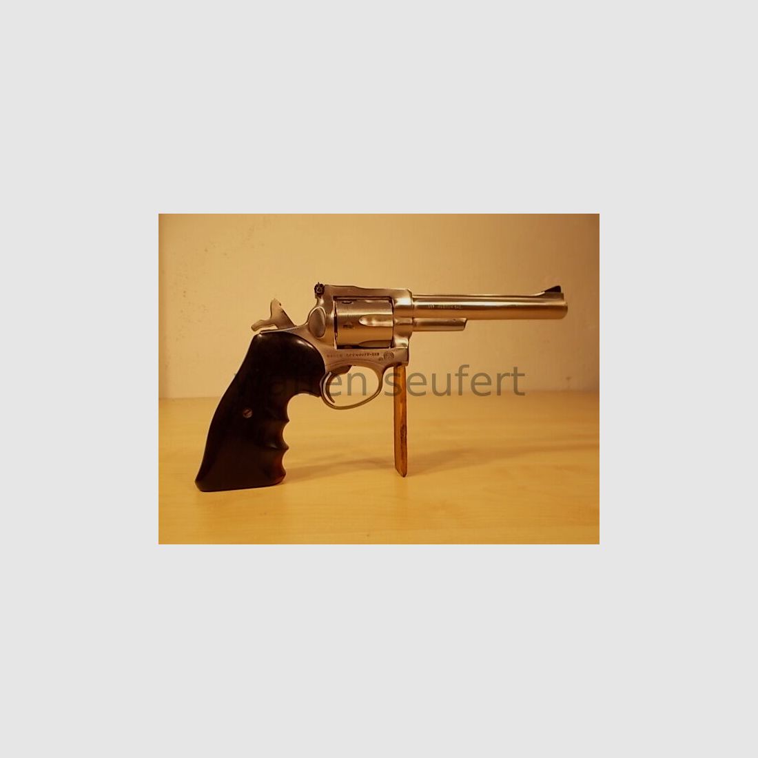 Ruger Security Six 6 inch stainless sport revolver.
