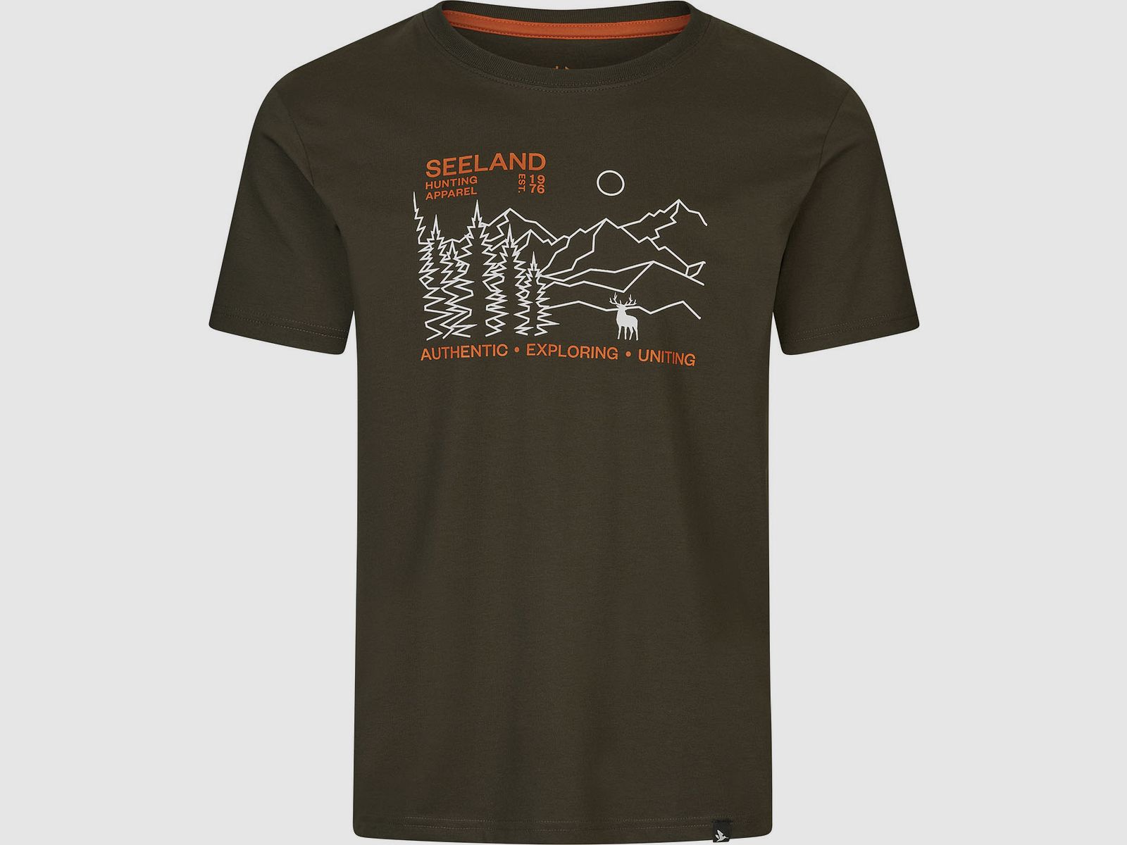 Seeland T-Shirt Landscape Pine Green