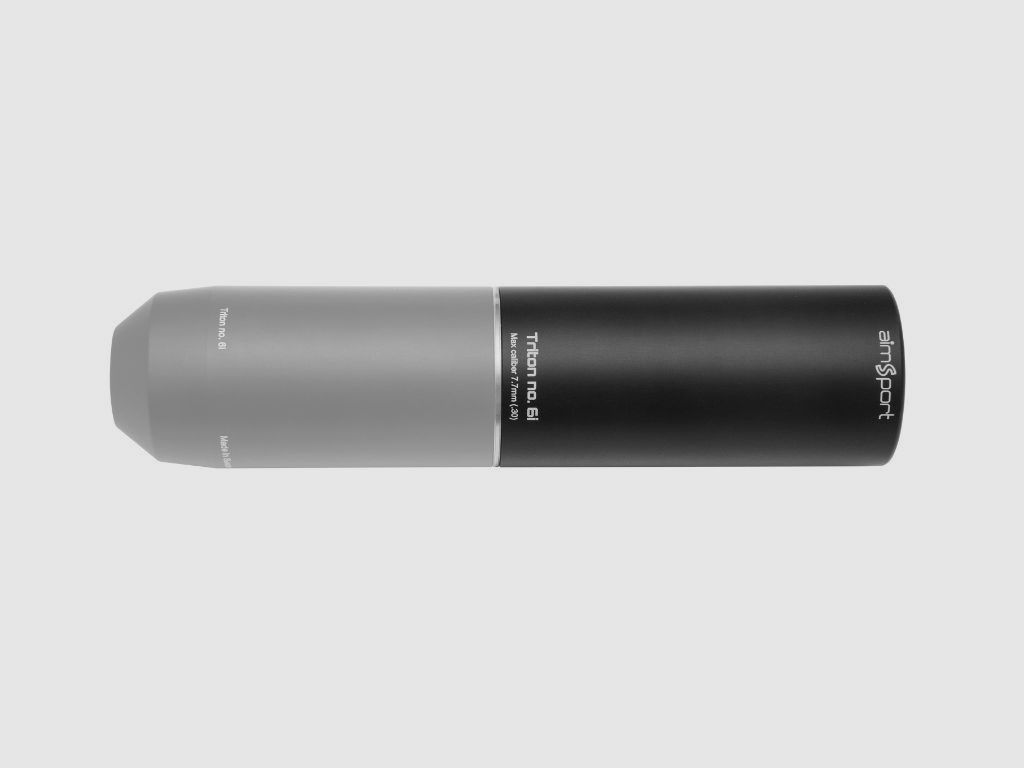 Aimsport Schalldämpfer Triton no. 6i Regler Vorderseite