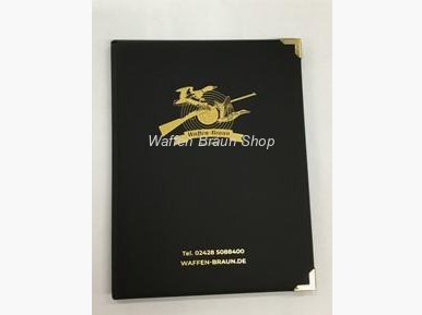 Waffen Braun: WBK-Mappe Schwarz