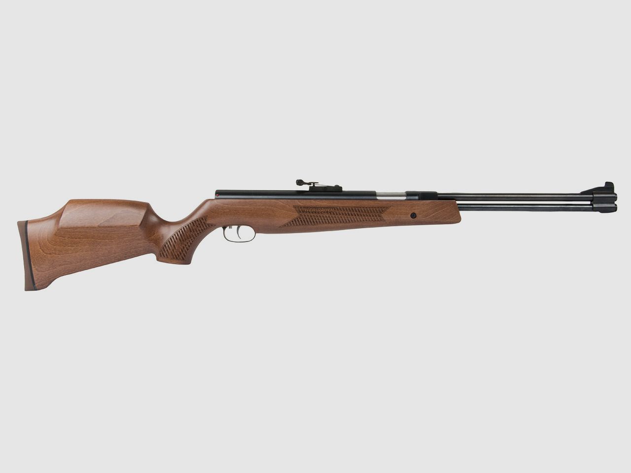 Starrlauf Luftgewehr Weihrauch HW 77 K Match Buchenholzschaft Kaliber 5,5 mm (P18)