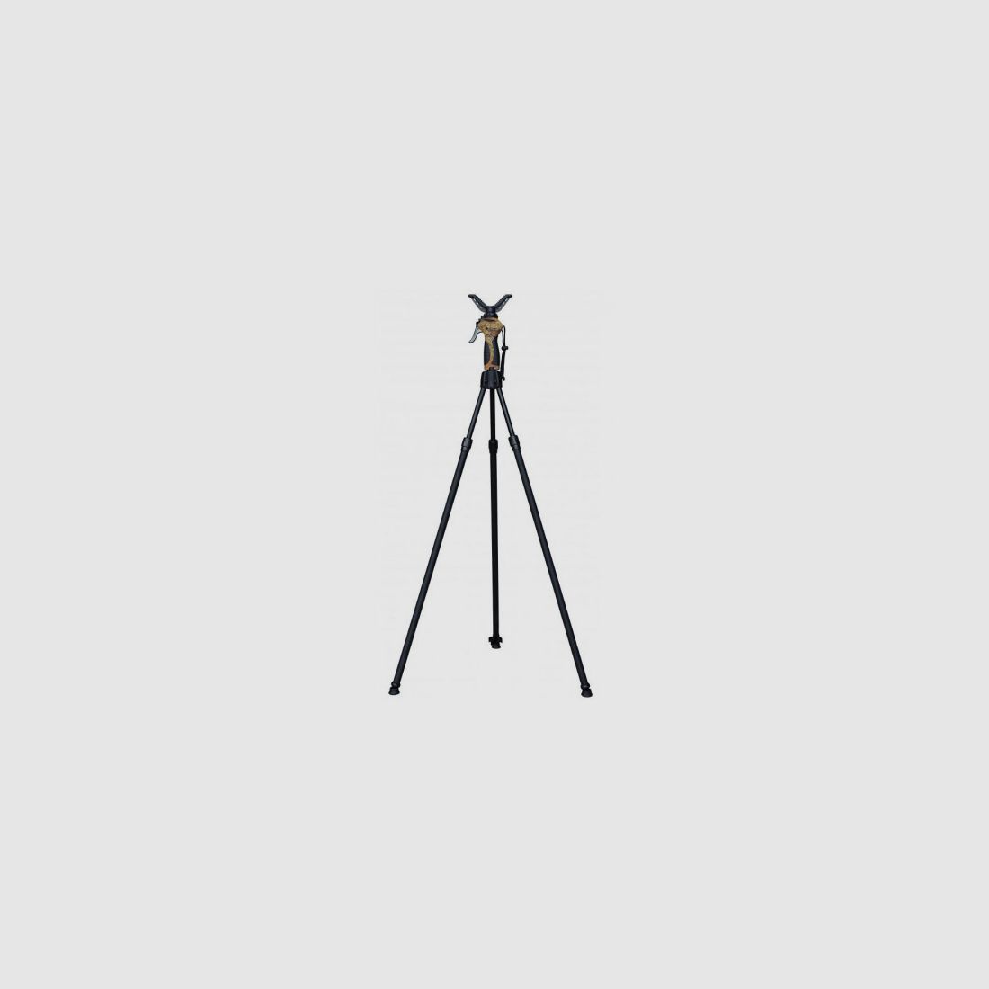 Teleskopisches Dreibein zur Unterstützung von Waffen, maximale Höhe 65"/170cm mit Halterung für Taschenlampe Art. DX-004 FIERYDEER, Bild 1 von 2