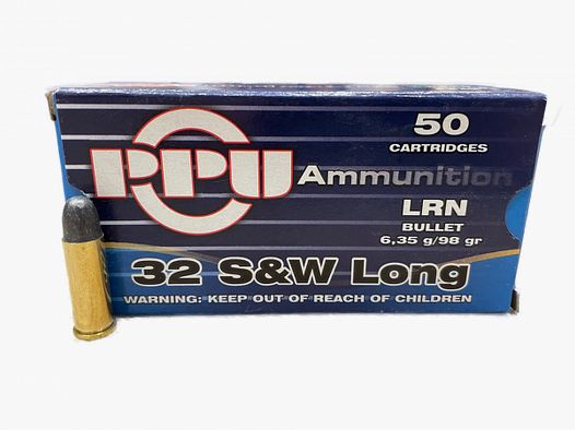 PPU .32S&W LONG LRN - 6,35G / 98GRS. - 50 SCHUSS